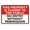Warning Sign 3, variant on This Property Is Closed To The Public No Entry Without Permission Sign - 12×8 Inches, Aluminum Metal Tin, Safety Restriction Alert Home Business Decor