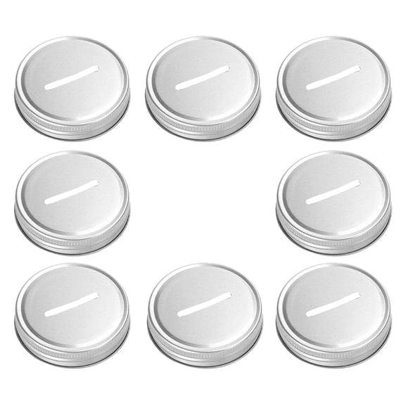 SHOWERORO 8Ud De De Almacenamiento Para Monedas Y Billetes Compatible Con Mason Jars