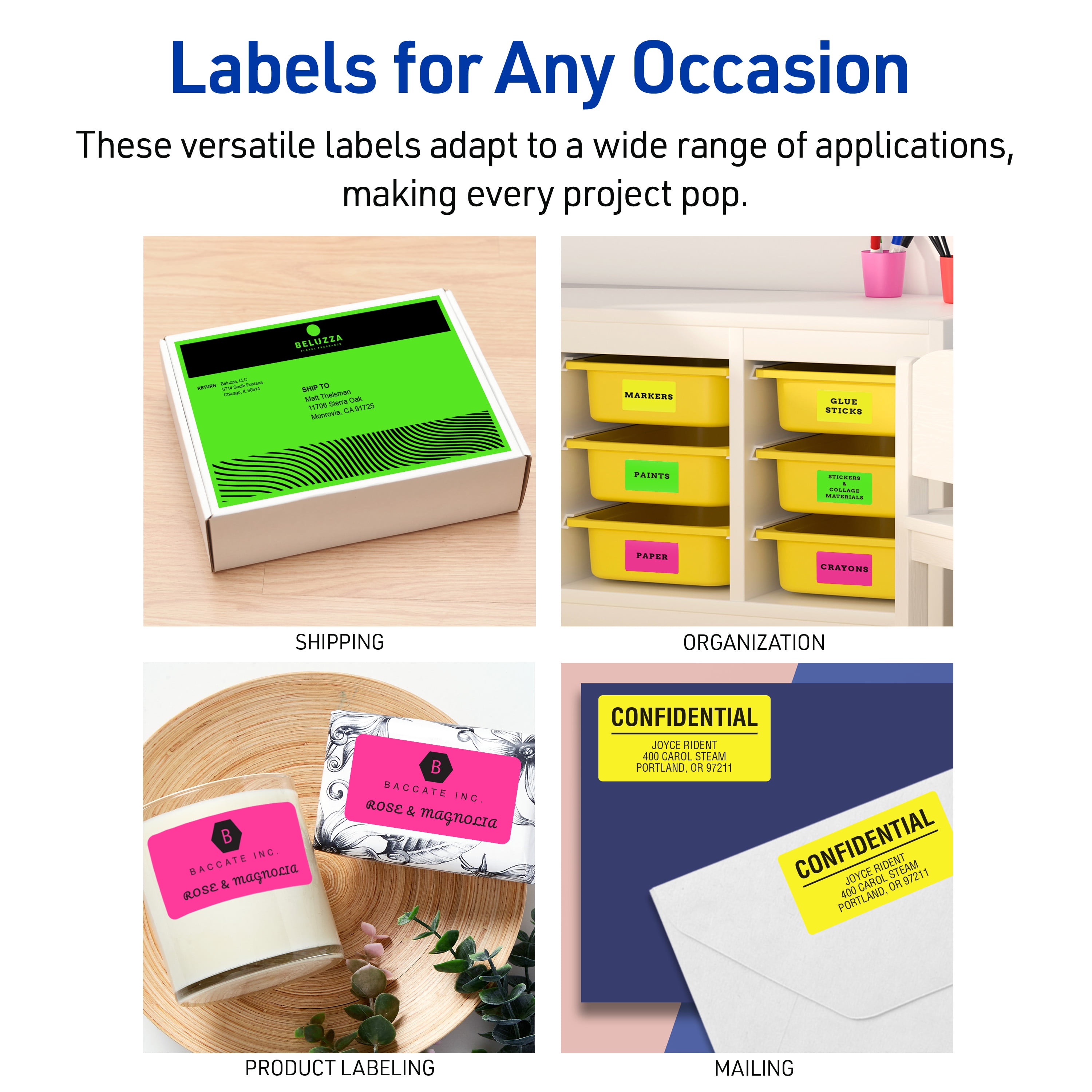 Avery, Address Labels, 1