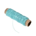 thumbnail image 3 of Uxcell 33 Yards 150D/1mm Leather Sewing Waxed Threads Sky Blue 2 Pack, 3 of 6