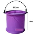 thumbnail image 2 of Piwvid Foldable Buckets, Sand Beach Toy Net Pails for Kids Adults, Collapisible Water Buckets Sandbox Tool Multi Use for Outdoor, Cleaning Washing, Camping, Traveling, Towels, 2 of 4