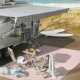 thumbnail image 6 of JONATHAN Y TSN100F-8 Ethan Modern Flatweave Solid Pink 8 ft. x 10 ft. Indoor/Outdoor Area Rug, Casual, Pet Friendly, Stain Resistant, Easy to Clean, for Patio, Balcony, Living Room; Kitchen, Bedroom, 6 of 8