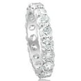 thumbnail image 2 of Pompeii Platinum 3ct Round Diamond Eternity Wedding Ring (G/H,I1), 2 of 4