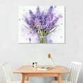 thumbnail image 2 of Nawypu Wall Art For Bedroom Botanical Wall art Flowers Wall art Bathroom Wall Pictures Flower Prints Wall art Purple Red Canvas Wall Art Floral Picture Living Room Girls Room Kids Room Decor, 2 of 4