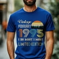thumbnail image 2 of Vintage February 1995 T-Shirt - Retro Style Birthday Tee for Men - Meaningful Birthday Gift for February Born, 2 of 4