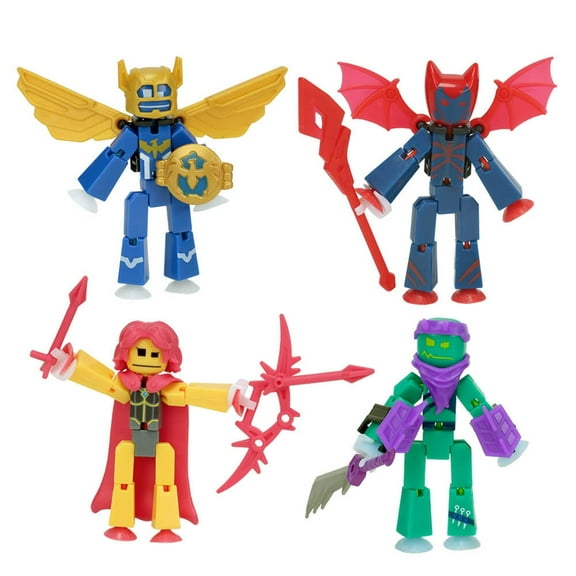 StikBot Legendz Series 1 - Valor, Ruebell, Dominus, Raze Oni