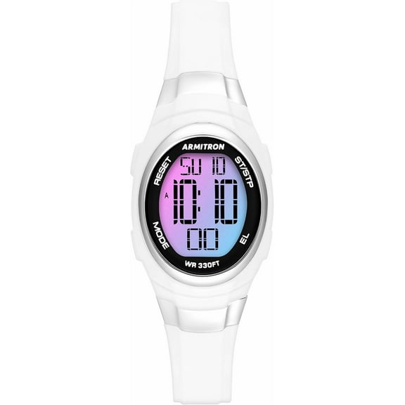 Armitron Sport Resin Digital Chronograph Ladies Watch