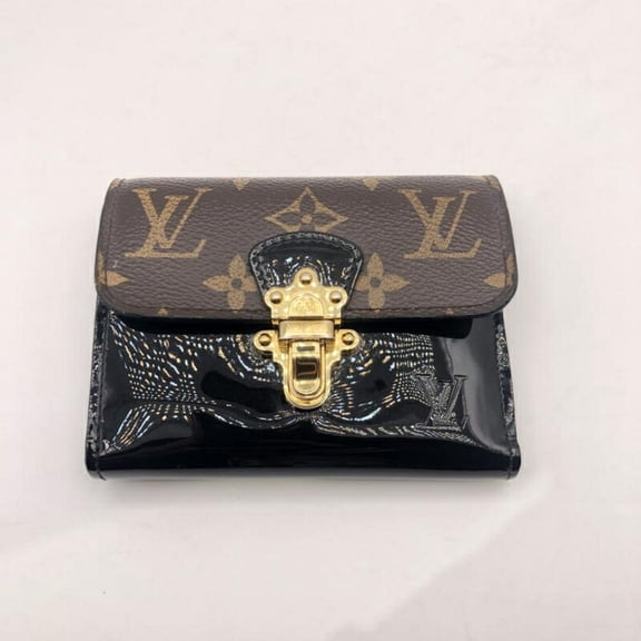 Pre-Owned LOUIS VUITTON Tri-fold Wallet, Cherry Wood, M61912