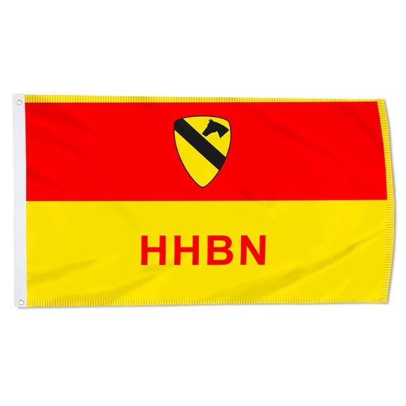 Cayyon Headquarters & Headquarters Battalion Maverick Flag 3x5Feet Military Banner with 2 Brass Grommets