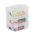thumbnail image 2 of Super Stacker 3 Sheets (36 total) Clear  Bitty Boxes - Stackable Storage Containers for Craft Supplies and Office Supplies - Bulk 12 Pack, 2 of 3