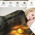 thumbnail image 3 of BCIIG Cool Lion Face Blanket - Soft Cozy Lightweight Animal Flannel Throw Blanket for Men Boys, Warm Fluffy Fuzzy Blankets for Couch, Bed, Travel, Outdoor Use, Home Decor  40x50in, 3 of 6