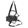 thumbnail image 4 of Clear Transparent Shopping Bag Security Work Tote (Zippered) In Black for Women & Men PVC Messenger Handbag for Concert Sports Events, 4 of 4