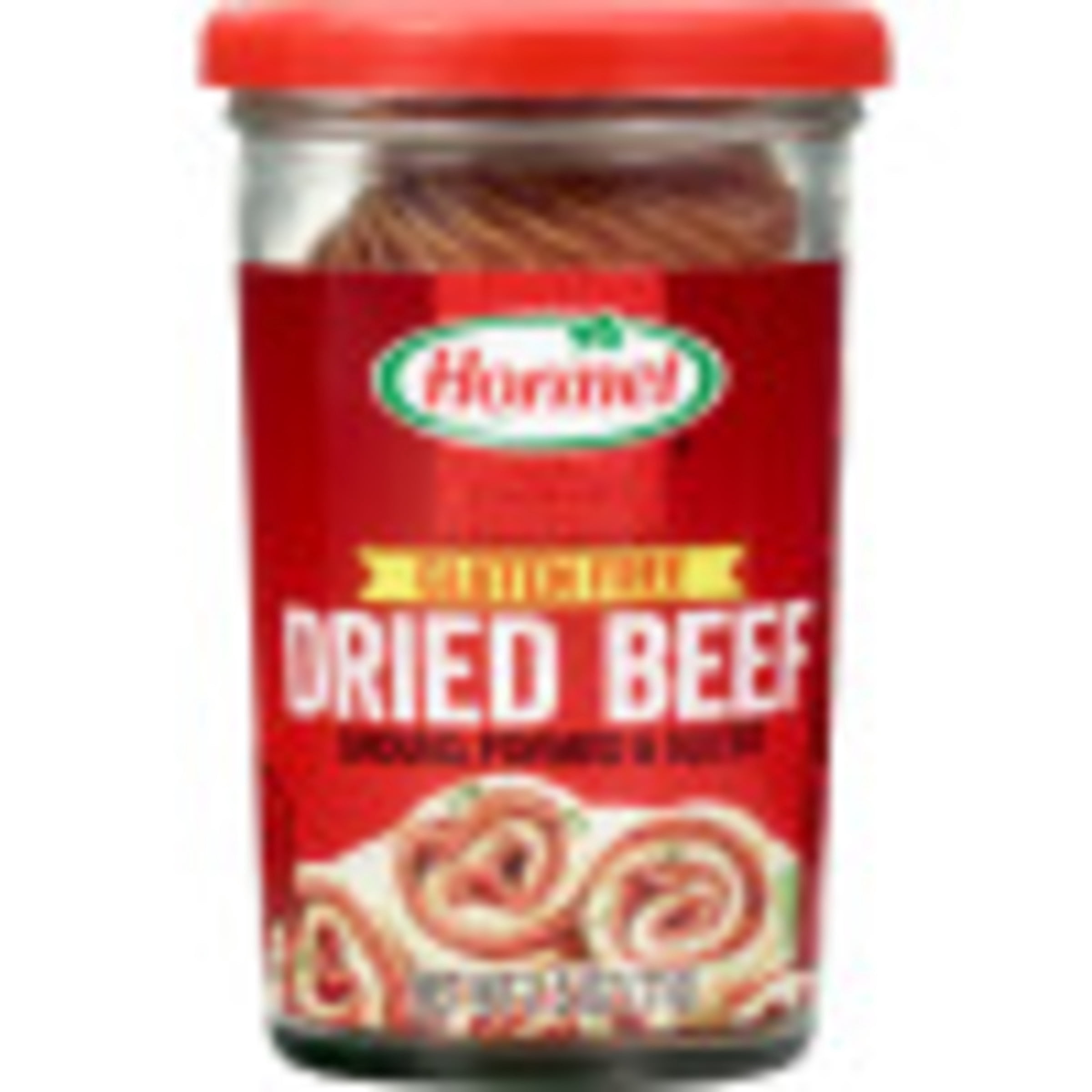 (4 pack) HORMEL Dried Beef, Shelf Stable, 2.5 oz Glass Jar