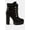 Black, variant on Birch Block Heeled Ankle Boots