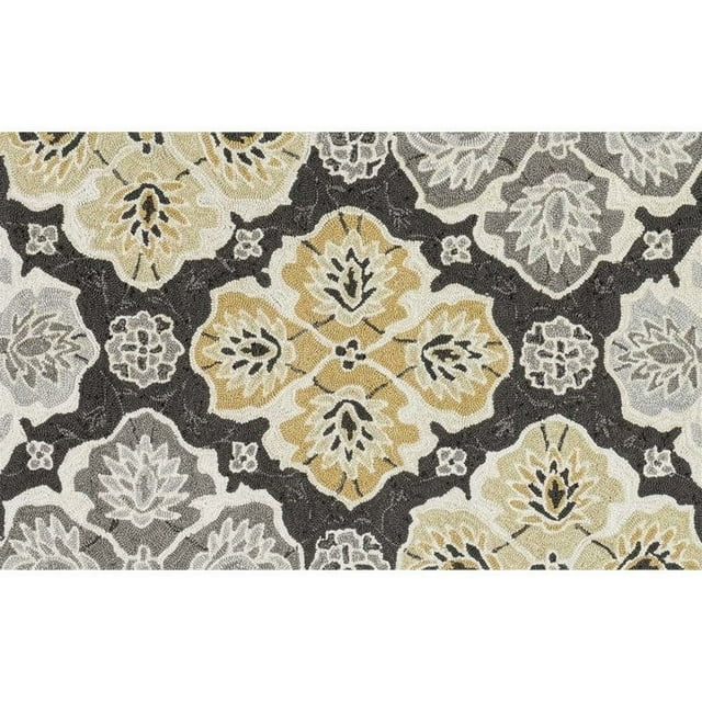 Loloi Francesca 2'3" x 3'9" Hand Hooked Rug in Charcoal