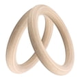 thumbnail image 2 of Solid Birch Wooden Gymnastics Rings Pair for Effective Fitness Training, 2 of 10