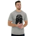 thumbnail image 4 of Big Bad Beard Dad Fathers Day Gift Men's Big & Tall Crewneck Graphic Tee Brisco Brands 2X, 4 of 5