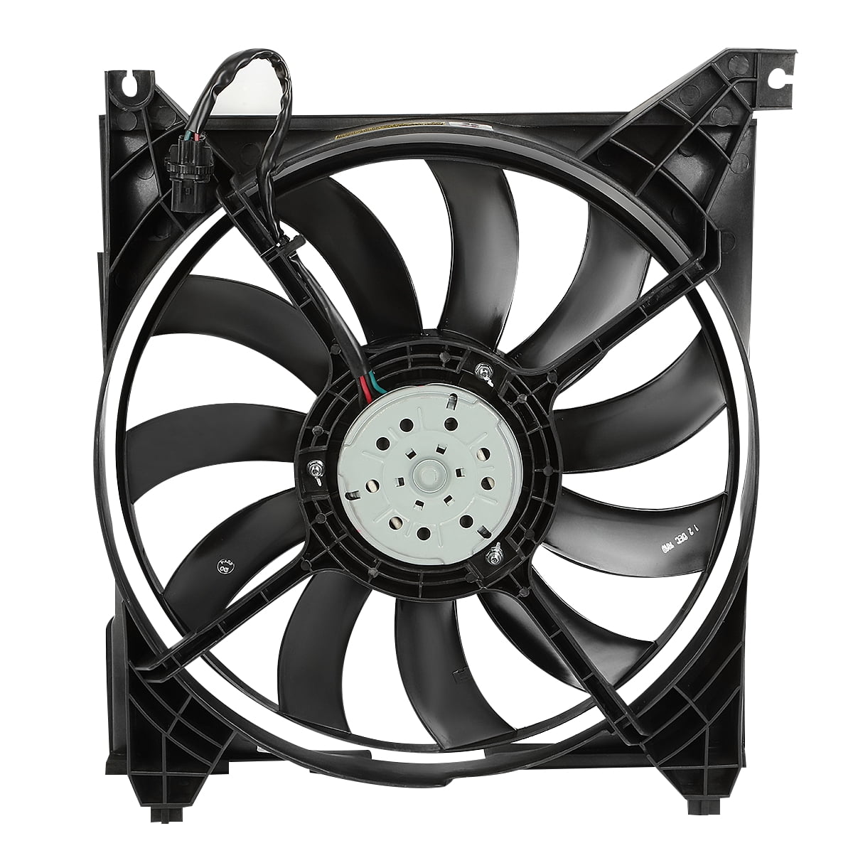 New Radiator Condenser Cooling Fan Motor Assembly for Mercedes Benz