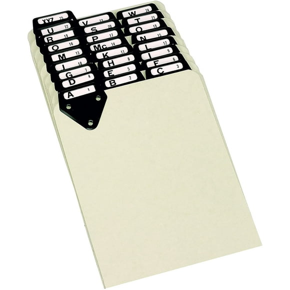 Master Metal Tabbed Indexes for Posting Trays for Form Size 8 X 8-Inch, Green (Mat14880)
