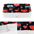 thumbnail image 4 of Valentine's Day PU Leather Necklace Holder with Removable Compartment and Portable Organizer Box Jewelry Display Case Jewelry Boxes, 4 of 6