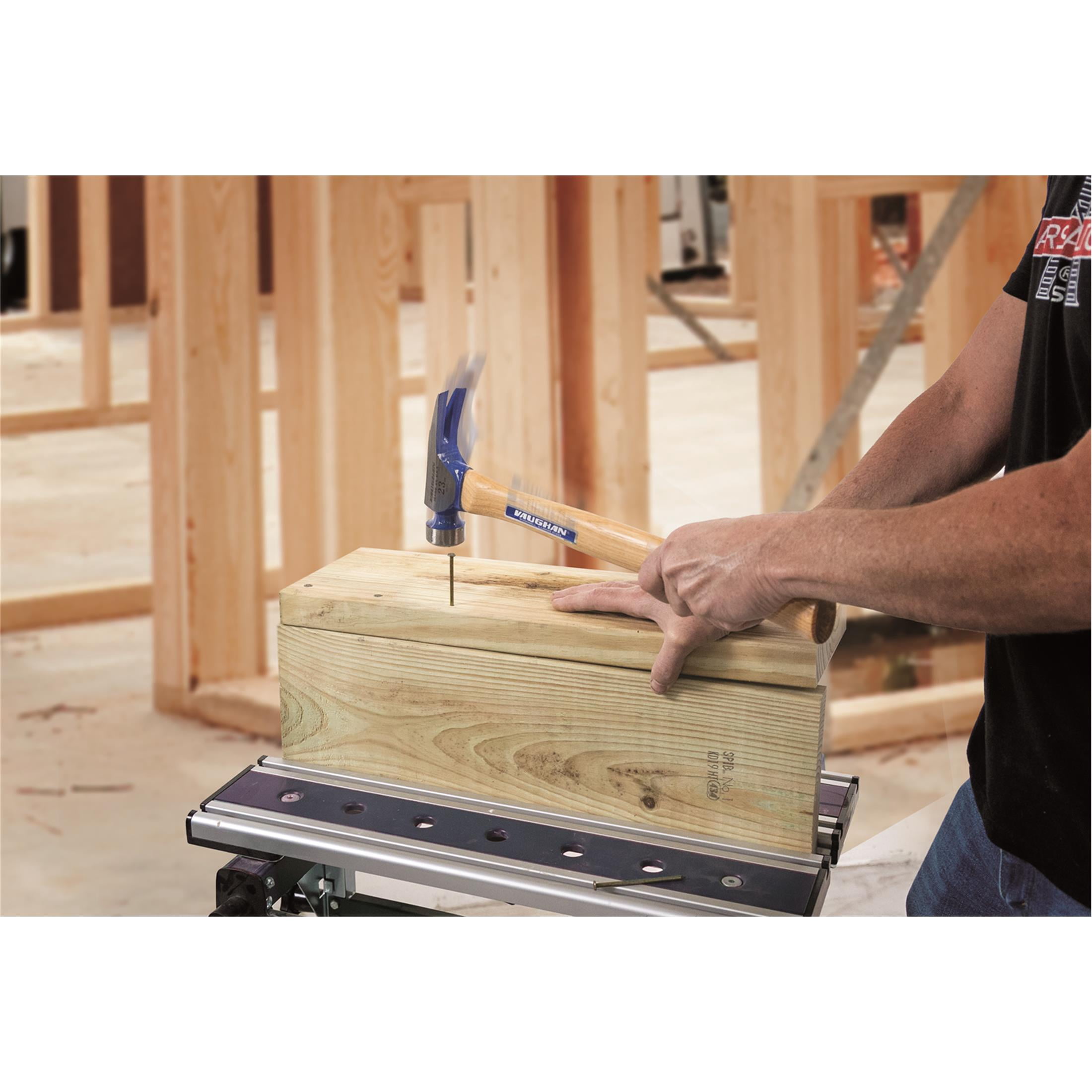 VAUGHAN CF1, California Framer Hammer, 23 oz Milled Face, Nail Starter, VN10300