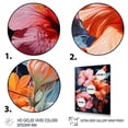 thumbnail image 3 of Designart "Hibiscus Hibiscus euphony I" Floral Floater Framed Canvas Art Print, 3 of 7