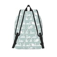 thumbnail image 2 of Lsque White Swan Pattern Canvas Daypack, Durable Backpack, High-quality Versatile Backpack,Vintage Compact Backpack-Small, 2 of 6