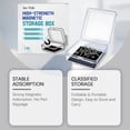 thumbnail image 4 of Magnetic Storage Box, Storage Box Electronic Component Organizer Parts and Accessories Storage Tool Box, 4 of 9
