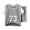 Grey, variant on Toimothcn Toddler Boys Clothes Sets Short Sleeve Casual Number 23 Printed Basketball Sports Tees Stretchy Shorts 2Pcs Outfit Sets Soft Loose Athletic Clothes Sets Lovely Infants Clothing