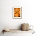 thumbnail image 2 of Giraffe Head Illustration Framed Wall Art Print, 2 of 5