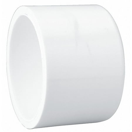 Lasco Pvc Cap Socket 2 1 2 Pipe Size Pipe Fitting White