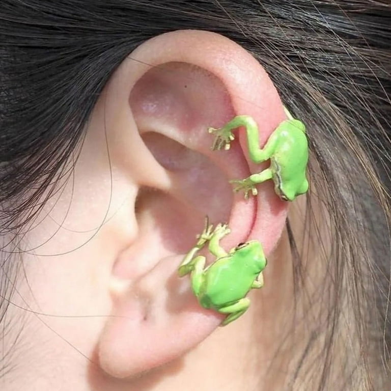 Animal Frog Ear Cuff Fashion Cartoon Ear Clip Earrings Jewelry