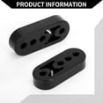 thumbnail image 4 of Unique Bargains Soporte de Escape de 4 Agujeros / Soporte de Montaje de Tubo de Escape para Coche Camión / Goma PU Resistente al Calor 12mm ID / 4 Pcs Negro, 4 of 6