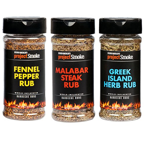Steven Raichlen Project Smoke Barbeque Spice Rub Variety Gift Set (3