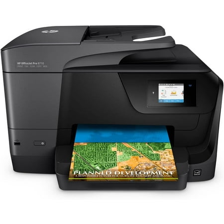 Restored HP OfficeJet Pro 8710 Wireless AllinOne Photo Printer with Mobile Printing, Instant Ink ready M9L66A (Refurbished)