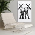 thumbnail image 4 of PPHAOSHO Mutual Support Kaws Poster frameless Painting Canvas Wall Posters Art Picture Print Modern Home Decor 20x30inch, 4 of 5