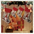 thumbnail image 2 of Calcetines de Navidad individuales Decoración de chimenea Árbol de niños personalizado Accesorio para festivales Puntos blancos 46x26cm Kits de decoración para fiestas Puntos Blancos 46x26cm Bearachild HA064533-01, 2 of 6