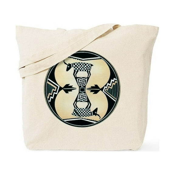 CafePress - MIMBRES CHECKERED GOATS BOWL DESIGN Tote Bag - Unisex Canvas Tote Bag, Beige, 1-Piece