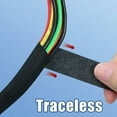 thumbnail image 6 of Black Electrical Fabric Tape Heat Resistant Wire Harness Bundle Insulation Auto Wiring Cloth Wrap Waterproof Cable Adhesive Tape, 6 of 7