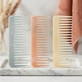 thumbnail image 2 of Wide Tooth Detangling Comb for Curly & Wet Hair – 1-Pack No Handle Styling Brush, Acetate Fiber Shampoo Comb, 2 of 7