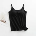 thumbnail image 1 of Pijama de manga corta para mujer, transpirable, con cuello en V, con tirantes, sin mangas y blusa de poliéster., 1 of 3