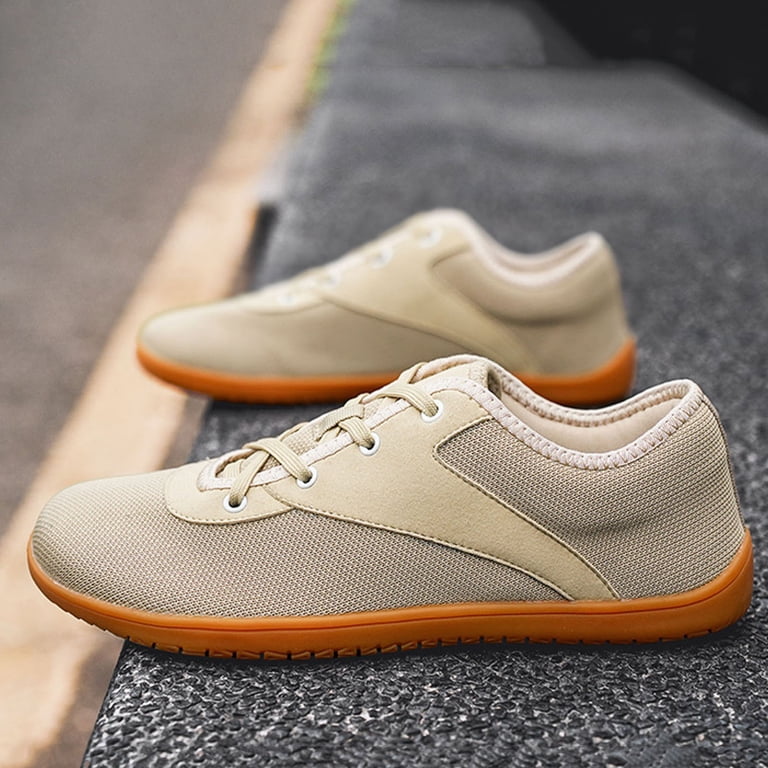 Barefoot Minimalist Sneaker 43 Running Hiking Outdoor Climbing Gray Yellow Mepaouo Men main image 4