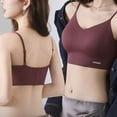 thumbnail image 7 of Bxsruta Women's Wirefree Bras No Underwire Comfort Everyday Bras for Women Seamless Pullover Style Fashion Casual Printing Breathable Soft Stretchy Plus Size Available, 7 of 7