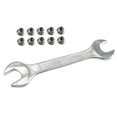 thumbnail image 1 of OULII 10pcs Self-locking Flange Nut Nylon Insert Lock Nuts for Construction, 1 of 6