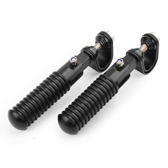 1 Pair Foot Pegs for 1''-1.2" Crash Motorcycle Foldable Footpegs Replacement Footrest Mount Motorbike Accessory