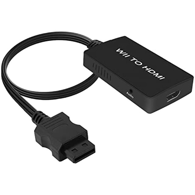 Wii to HDMI Converter, Wii to HDMI Adapter 1080p 720p Output Video and