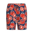 thumbnail image 4 of Wukai Hand Drawn Tomatoes Men’s Short Pajama Pants With Pockets Soft Sleep Pj Shorts for Men-3X-Large, 4 of 6