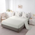 thumbnail image 5 of Manfei Cartoon Pike Fish King Bedding, Rustic Fishing Lover King Bed in a Bag, White, Gray Reversible, 7 Pieces, 5 of 6