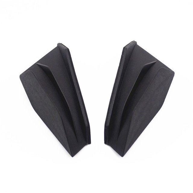 Motorcycle Spoiler,2pcs Motorcycle Fairing Wing Aerodynamic Fins Spoiler Universal Motorcycle Spoiler Aerodynamic Spoiler Wings Motorcycle Fairing Wing Black