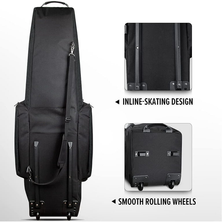 OutdoorMaster Golf Travel Bag with Wheels Waterproof 900D Oxford